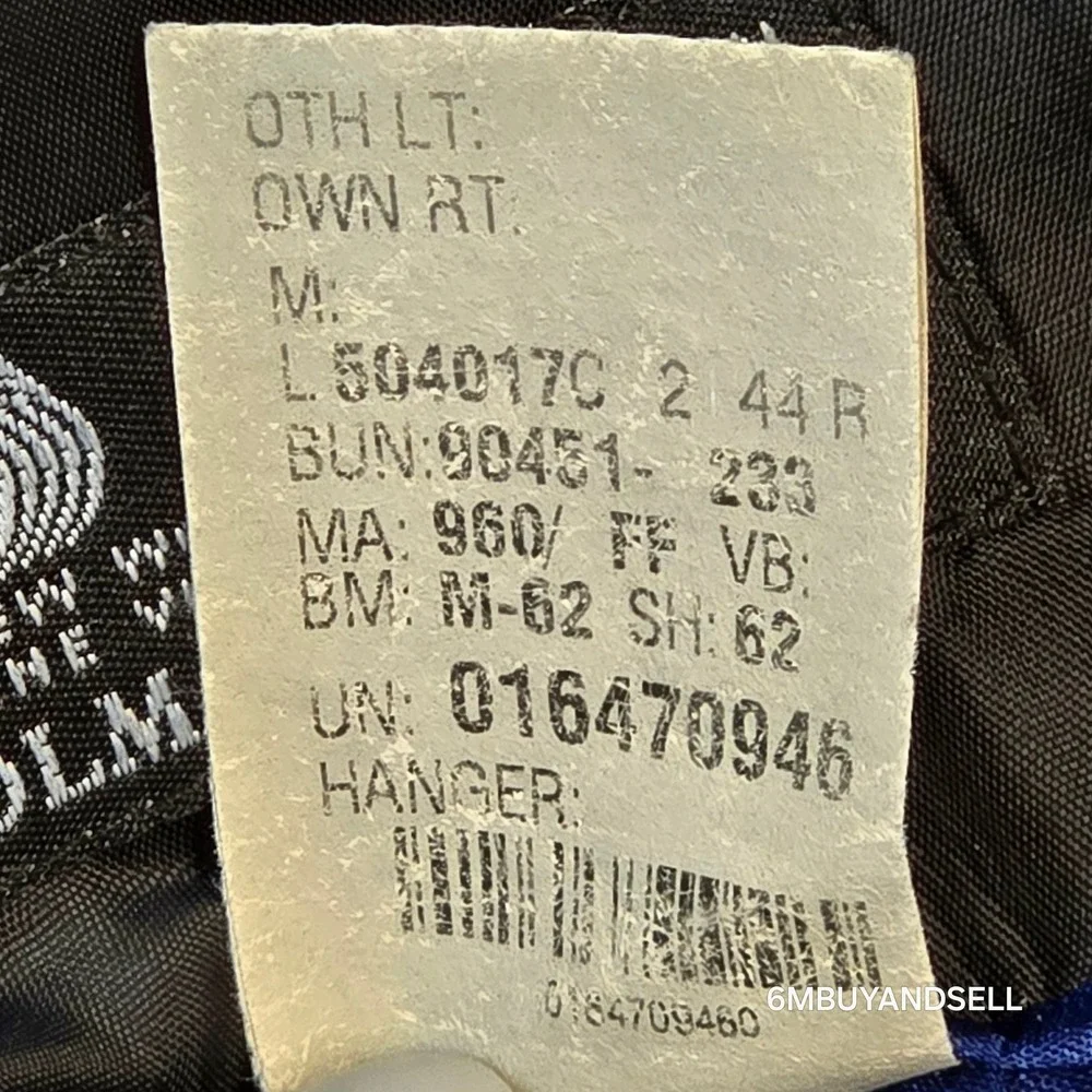 Ralph Lauren Mens 44R Black Wool Blazer 3-Button Sport Coat Made in Canada 44 R